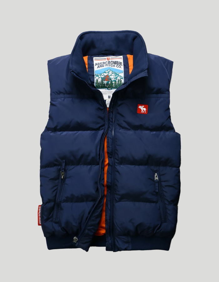 Жилет Abercrombie & Fitch синий