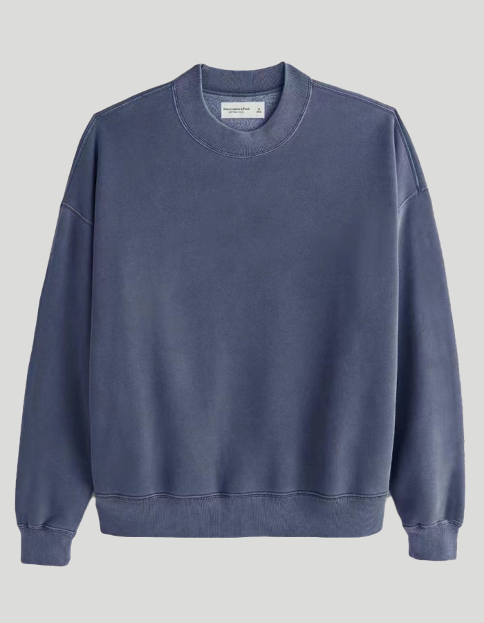 Свитшот  Abercrombie & Fitch синий