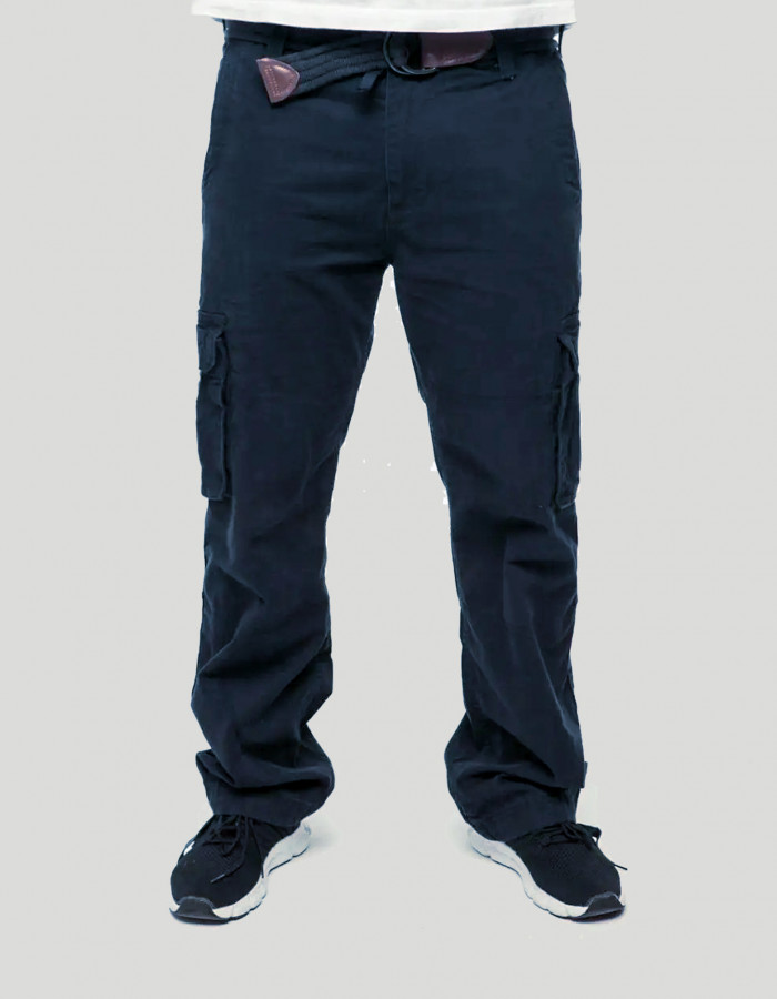 Брюки Cargo Abercrombie & Fitch темно-синие