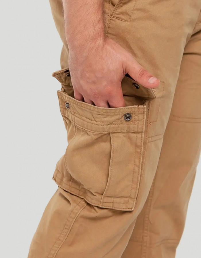 Брюки Cargo Abercrombie & Fitch песочные