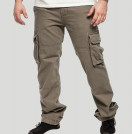 Брюки Cargo Abercrombie & Fitch оливковые