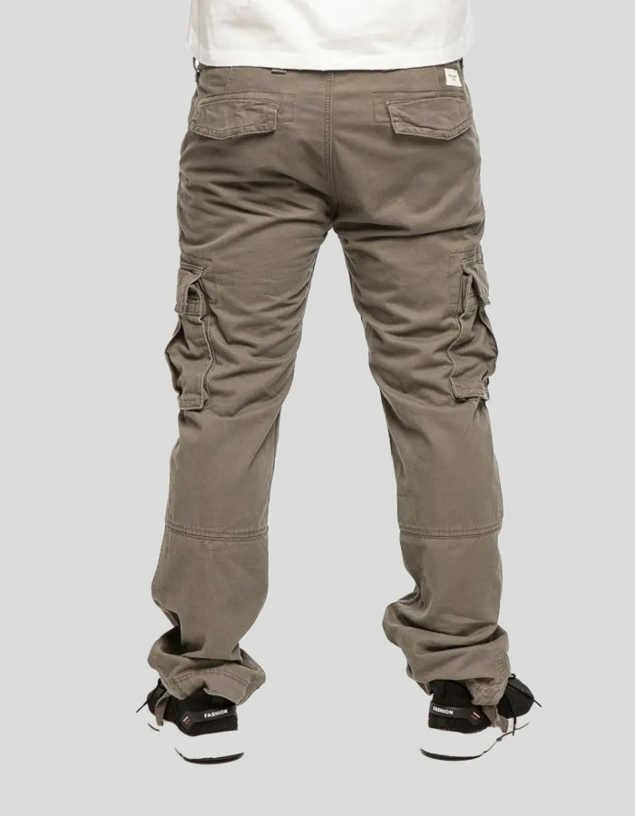 Брюки Cargo Abercrombie & Fitch оливковые