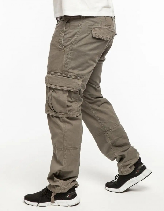 Брюки Cargo Abercrombie & Fitch оливковые